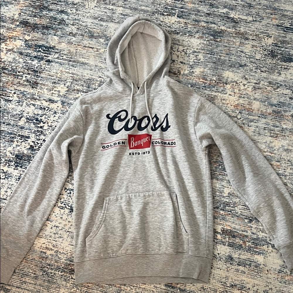Gray Coors Banquet Hoodie
